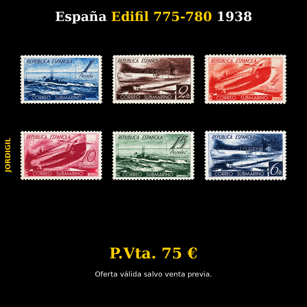 España · Edifil 775-780